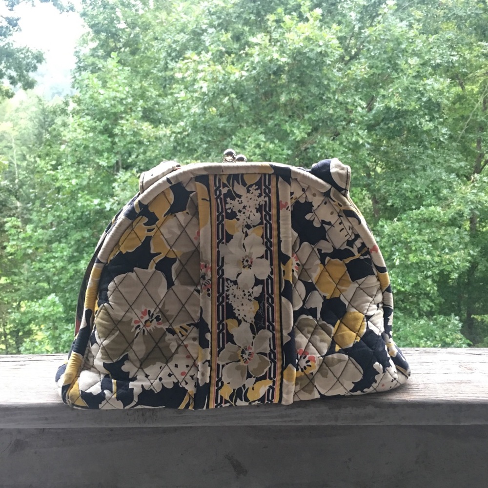 Vera Bradley Satchel Purse Dogwood Print